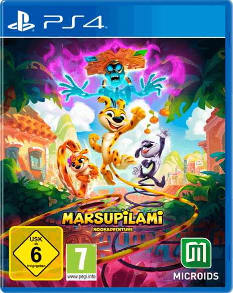 Marsupilami: Hoobadventure box art for Playstation 4